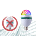 Miniatyrbilde 3 av 5: Scenelyspære roterende LED stroboskoplys pære diskolyspære flerfarget i 7 farger stemningslys pære til julefest