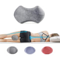 Miniatyrbillede 1 af 5: Knæpude til at sove på siden, Memory Foam Contour Leg Pillow Kølende Seng Kile Rygstøtte Puder, Smertelindring for Nedre Ryg Iskias Hofteled