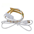 Miniatyrbilde 1 av 5: LED-lysstripe 8 mm bred USB-bryterkontroll 5V monokrom 2835 en meter 60 lys selvklebende myk lysstripe