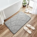 Pikkukuva 1 / 4: Imeytyvä lattiamatto, liukumaton matto kylpyhuoneen ja wc:n sisäänkäynnille (harmaa, 40*60CM)