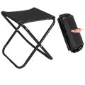 Miniatyrbilde 1 av 5: Camping sammenleggbar krakk utendørs sammenleggbar krakk, utendørs liten bærbar camping sammenleggbar krakk, egnet for camping, fiske, piknik, reiser og fotturer