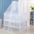Miniatyrbilde 5 av 5: Baby Myggnetting, Krybbehimmel Myggnetting Myggkodet Garn Net Babyhimmel Insektbeskyttelse Baby Seng Net Himmel Draperi Netting Dekke (Rosa)