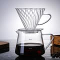 Miniatyrbillede 2 af 3: Filterkop håndbrygget kaffefilter (1 stk. transparent)