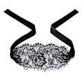 Miniatyrbilde 5 av 5: Blonderemask, Blackout Mesh Øyemaske Damer Sovemaske for Halloween Kostymefest