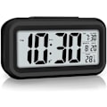 Miniatyrbild 1 av 5: Sängbords digital väckarklocka Batteridriven, skrivbordsur Tillbaka till skolan digital klocka med smart nattlampa 12/24 timmars display Snooze-funktion