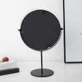 Miniatyrbillede 4 af 5: Bord Spejle - Roterende Metal Spejl - Justerbar Stående Spejl - 16,5 cm