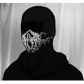 Pikkukuva 4 / 5: Balaclava kallolla - Moto-naamio Call of Duty -faneille - Väri: Musta