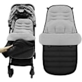 Miniatyrbilde 1 av 4: Universal vognpose for barnevogn, Vinter babyvogn, avtakbar vanntett sovepose for vinterbaby med glidelås, for 0 til 4 år gammel baby,