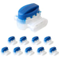 Miniatyrbilde 1 av 3: Kabelkontakt 10x Perimeter Wire Connectors, Robotgressklipper Kabel Reparasjonssett, Kabelklemme, Kobling av Kabelender
