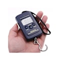 Pikkukuva 2 / 5: Kannettava taskuvaaka 40 kg mini digitaalinen elektroninen vaaka persikkakoukku riippuva punnitusvaaka taskumatkatavaroille