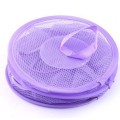 Miniatyrbilde 5 av 5: 3-lags Teddy oppbevaringspose i mesh, 3 stk sammenleggbar plassbesparende oppbevaringskurv for leker til barnerom, bad, balkong (rosa, rosa, lilla)