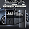 Miniatyrbild 2 av 5: 6000mAh Mini Elektrisk Luftpump, Bärbar Luftkompressor Sladdlös Däckuppblåsare 150PSI med Digital LCD-display, Elektrisk Cykelpump med LED-ljus fo