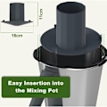 Miniatyrbillede 4 af 5: Skålreduktion til Thermomix, Blender Skål Divider Kompatibel med Thermomix TM5, TM6, Reducer, Hak og Forebyg Sprøjt for Køkken Tilbehør Værktøjer