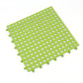 Miniatyrbillede 1 af 4: 6 stk. skridsikre flet PVC badeværelse køkkenmåtte 30x30cm grøn