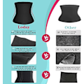 Miniatyrbillede 3 af 5: 2 i 1 Postpartum Recovery Bælte, Body Wraps Fungerer til at Stramme Løs Hud, M/L(24CM)