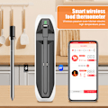 Miniatyrbild 2 av 5: Trådlös köttermometer 150 m Smart köttermometer för grillat kött, rök, ugn, kök, ip67, vattentät, intelligent styrning via applikation,