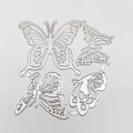 Miniatyrbillede 1 af 4: Sommerfugle Stålskæredåse Metal Stålskæredåse DIY Gave til Scrapbog Papirkort Kreativ Gave Deko