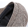 Miniatyrbillede 4 af 5: (mørk) Flad Beret Cap Mænd eller Kvinder Newsboy 8 Panel Fritid Hat