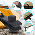 Miniatyrbild 5 av 5: 10 set Tarp Clip tält Tarp Clips Låsgrepp solskyddsklämmor, tältklämma tillbehör, boll bungee-snören, för tält, överdrag, solskydd, banderoller, boa