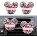 Miniatyrbild 1 av 4: 2-pack Mickey Mouse Bilparfym Luftfräschare Bilventil Doftdiffusor