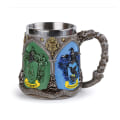 Miniatyrbild 3 av 5: Skol logotyp-mugg i rostfritt stålharts, hög temperaturbeständig vattenkopp, dubbelskikts hemkopp