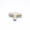 Miniatyrbild 1 av 3: F-typ Splitter 3-vägs F-typ Hon till 2 Hon Koaxialkontakt Adapter T-form Passform