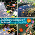 Miniatyrbillede 3 af 5: Kunstig Lotus Kunstige Dam Planter Flydende Dam Ornamenter Simulation Vandlilje Blomst Dam Dekoration Realistisk Lotus til Dam Pool Vand Dec