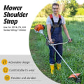 Miniatyrbilde 5 av 5: (Rød) Trimmer Skulderstropp - Dobbel Skuldersele Trimmer med Justerbar Slitesterk Nylonbelte for Gresstrimmer eller Hagearbeid for STIHL FS, KM Ser