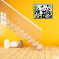 Pikkukuva 5 / 5: Timanttimaalaus (30*40cm) 5D DIY Timanttimaalaus Panda Diy Täysi Timanttikristalli Rhinestone-maalaus Koti Dekoraatio