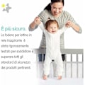 Miniatyrbillede 5 af 5: 4-sidet bumper 4-sidet vugge babyseng Bedy Baby Åndbar Anti-kollision til hjemmebeskyttelse 2 vinkelpaneler