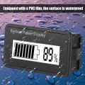 Miniatyrbillede 2 af 3: Digital batteritester, 12-48V LCD universal batterikapacitetsmåler digital batteriindikator vandtæt strømforsyningsbatteri Voltm