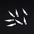 Miniatyrbillede 4 af 5: 50 stk. ekstra skalpelblade, rustfri klinge, til præcisionskniv, kirurgisk skalpel, skalpelmodelbygning, 11