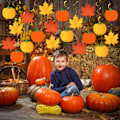 Miniatyrbilde 2 av 5: Høstdekorasjoner Klasseromshøstvirvler - Høstinnredning Thanksgiving-virvler Høstfestdekorasjoner Høstpynt Hengende fra taket
