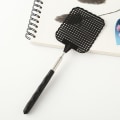 Pikkukuva 5 / 5: (Musta) Retractable Fly Swatter, Kestävä ja Vankka Retractable Fly Swatter Teleskooppikahva, Kevyt Manuaalinen Tuholaistorjunta
