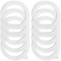 Miniatyrbillede 1 af 5: Sæt med 10 ekstra tætningsringe i (hvid) silikone til sylteglas 69 x 94 mm