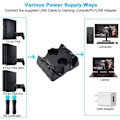 Miniatyrbillede 5 af 5: PS4 Controller Oplader, PS4 Controller Stand, Oplader Dock Controller Oplader til Ps4 Move til Ps4/ps4 Move/ps4 VR Controller Fire Opladnings Do