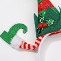 Miniatyrbillede 4 af 4: Jule dekorative pandebånd Julefest Julefest hårtilbehør Jule nisse pandebånd