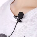 Miniatyrbillede 4 af 5: 3,5 mm clip-on mikrofon med håndfri funktion, trådløs kondensator, mini lavalier mikrofon