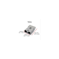 Miniatyrbillede 2 af 4: 50A 600V Batteristik, Gaffeltruck Batterioplader Stik med 10AWG O-Ring Batteristik Kabel (2 stk)