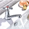 Miniatyrbillede 5 af 5: Enkelt koldt vandhane vandhane, krom enkelt koldt vandhane bassin vandhane, til hjem badeværelse toilet vask bassin køkken