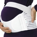 Miniatyrbild 1 av 5: Bälte för magstöd för gravida kvinnor under tredje trimestern av graviditeten, sommar prenatalt tunt snitt andningsbart midjestödsbälte, magbälte, b