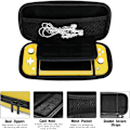 Miniatyrbilde 3 av 5: (Gul) 1 stk Nintendo Switch Lite-etui, hardcase for Nintendo Switch Lite-konsoll, inkluderer 8 spillkort, JoyCon og annet tilbehør.