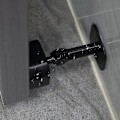 Miniatyrbilde 2 av 5: Gulvmontert dørstopper, støtfanger med støtdempende dør - Robust dørstopper for å holde døren åpen, enkel å montere på vegger og gulv.