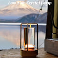Miniatyrbillede 4 af 5: Led-bordlampe uden ledning Dæmpbar metal USB genopladelig bordlampe -1 stk-XIN sort