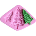 Miniatyrbilde 1 av 5: 1 stk juletre silikonform fondant kakedekorasjon sjokoladeform
