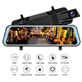 Miniatyrbild 3 av 5: 10 Dashcam Backspegel Backup-kamera med GPS, Nattvision, G-sensor, Loop-inspelning, Park Assist, Parkeringsläge
