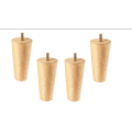 Pikkukuva 1 / 5: 4 puinen huonekalujalkaa, 12 cm sohvanjalat, Mid-Century sohvanjalat sohviin, sänkyihin, nojatuoleihin, kaappeihin