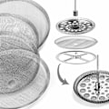 Miniatyrbillede 3 af 5: Pakke med 3 filtre med ekstra sigter til stempelkande, genanvendelige rustfri stålnetfiltre til franske stempelkaffemaskiner på 1000 ml / 34 oz /