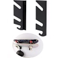 Miniatyrbillede 1 af 4: 2 stk. vægstøtte til skateboarding - Dobbelt væghylde - Med opbevaringskroge - til Longboard, Snowboard, Skateboard