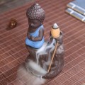 Miniatyrbillede 4 af 4: Lilla sand Tathagata reverse flow røgelse brænder keramisk røgelse streng røgelse indsætte håndværk ornamenter